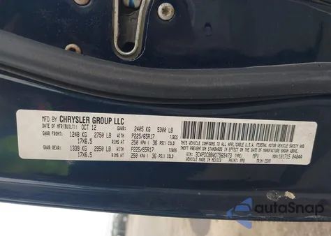 2013 Dodge Journey Sxt from USA, damaged, VIN 3C4PDCBB0DT565473